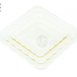 花邊正方餐盤(pán)(4、6PCS