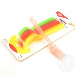 多彩喱叉，12支/板