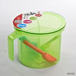 簡約圓形三格調味盒