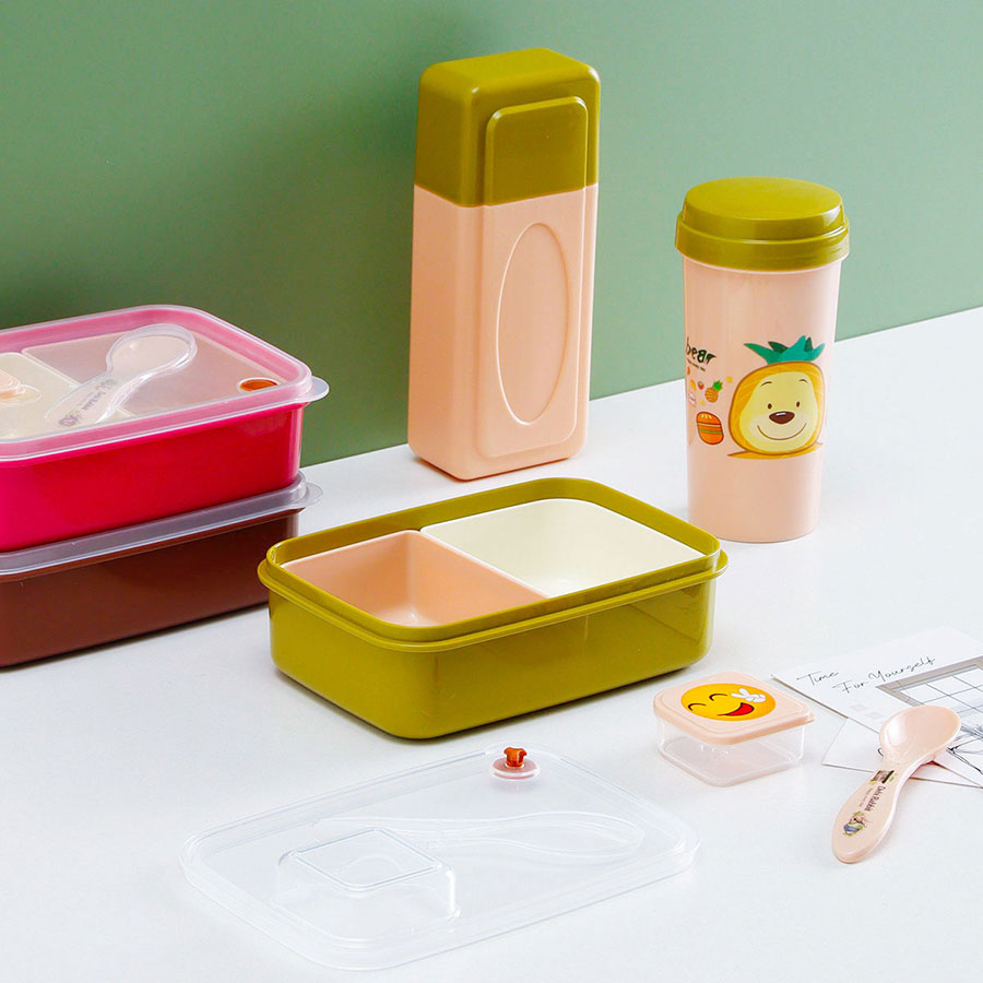 微波雙格便當(dāng)盒/飯盒